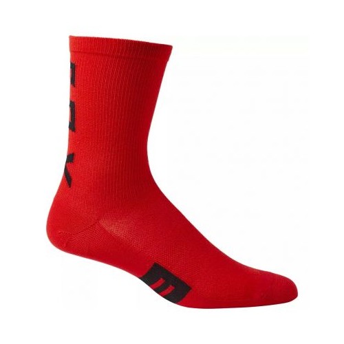 Sosete FOX 6" FLEXAIR MERINO SOCK [FLO RED]