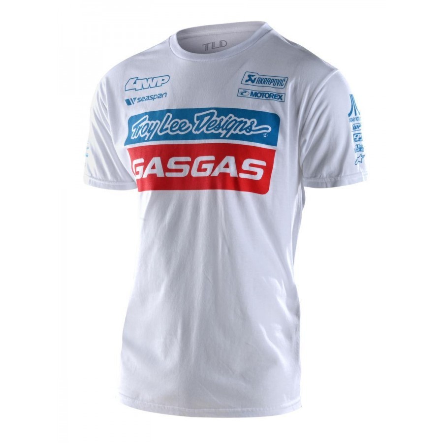 GasGas TLD TEAM TEE WHITE M