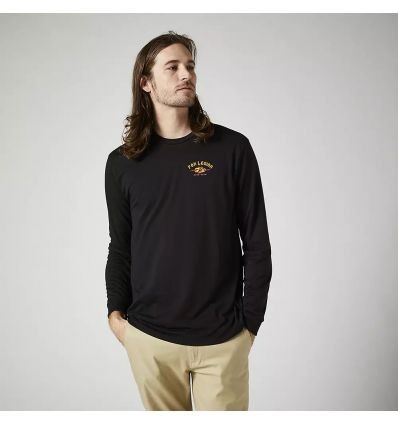 FOX AT BAY LS TECH TEE [BLK]