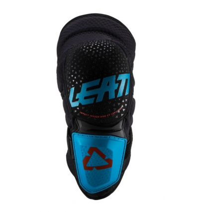 LEATT KNEE GUARD 3DF HYBRID FUEL/BLACK