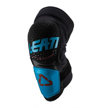 LEATT KNEE GUARD 3DF HYBRID FUEL/BLACK