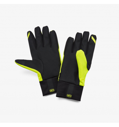 100% HYDROMATIC Waterproof Glove Neon Yellow