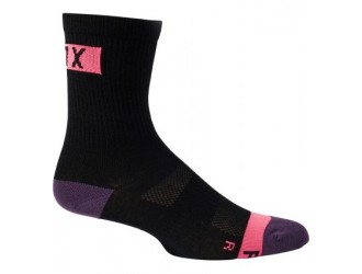 FOX WOMEN'S 6" FLEXAIR MERINO SOCK [BLK]