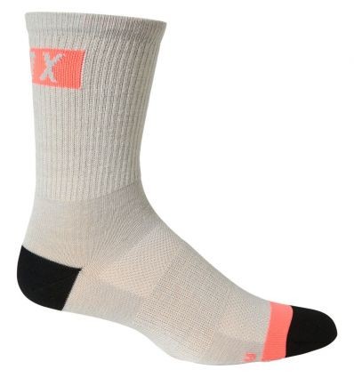 FOX 6" FLEXAIR MERINO SOCK [LT GRY]