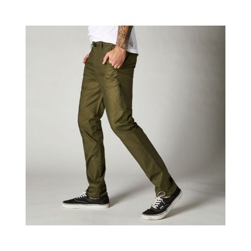 Pantaloni FOX ESSEX STRETCH SLIM PANT [FAT GRN]