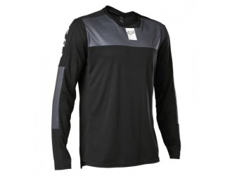 FOX DEFEND LS JERSEY FOXHEAD [BLK]