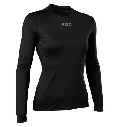 FOX W TECBASE LS SHIRT [BLK]