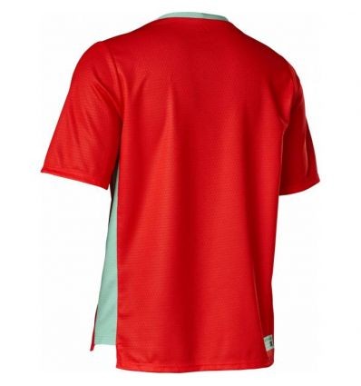 FOX YTH DEFEND SS JERSEY [FLO RED]