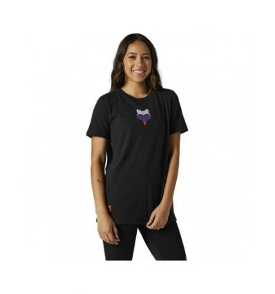 FOX WOMENS SKARZ SS TEE [BLK]