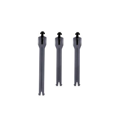 FOX Leatt Strap Kit 3.5 Grey 3 pcs