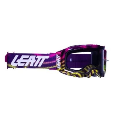 LEATT GOGGLE VELOCITY 5.5 Zebra Neon Light Grey 58%