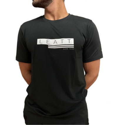 LEATT T-Shirt Leatt Black/White Logo