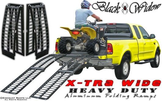 Noile rampe Black Widow de la ATVRamps