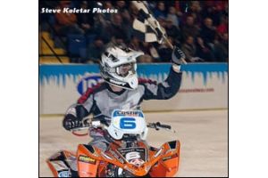 Quad and ATV on ice