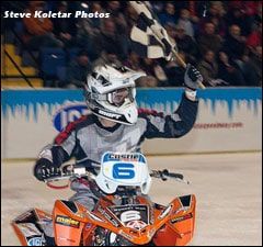 Quad and ATV on ice