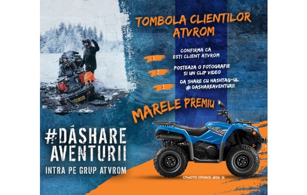 Castiga un ATV CFMOTO CFORCE 450S T3 '21