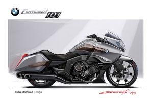 BMW Concept 101 avanpremiera bagger-ului K1600