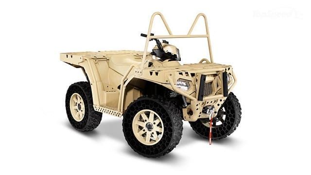 You're in the army now: Polaris Sportsman MV 850 TerrainArmor Edition