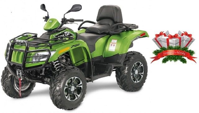 Mos Craciun la ATVROM: ATV Arctic Cat lama de dezapezire gratis