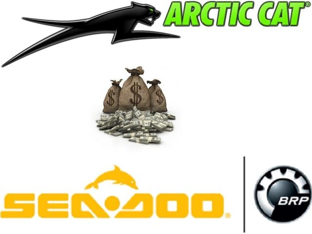 BRP va trebui sa plateasca 47 milioane de dolari catre Arctic Cat si nu e singura lor problema