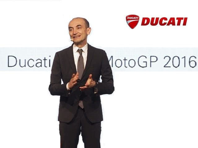 CEO-ul Ducati, Claudio Domenicali, reinventeaza roata. La propriu!