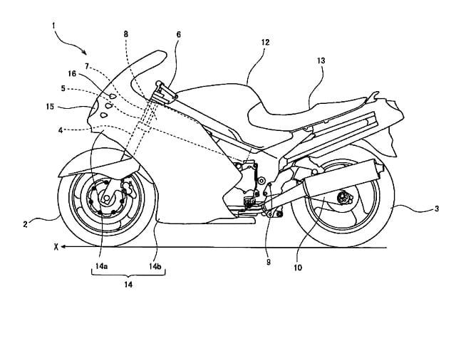 Kawasaki pregateste un model ZZR1400 cu update-uri - brevet