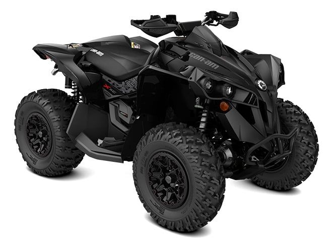 Noile ATV-uri si UTV-uri Can-Am in schema de culoare Triple Black