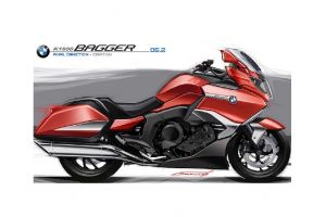 BMW Motorrad a transformat superbul 101 Concept in superbul bagger 2017 K1600 B, de serie