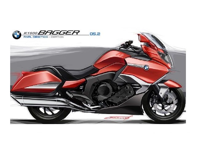 BMW Motorrad a transformat superbul 101 Concept in superbul bagger 2017 K1600 B, de serie