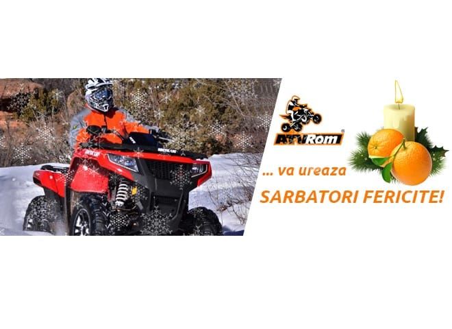 Promotie speciala de Sarbatori la ATVROM!