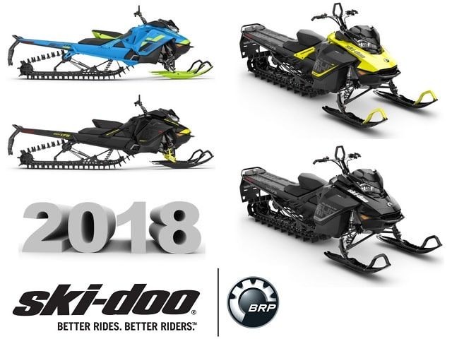 BRP a lansat lineup-ul 2018 Ski-Doo de snowmobile