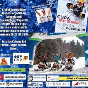 Cupa EMF Extrem Snowmobile are loc in acest weekend 