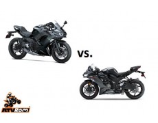 Kawasaki Ninja ZX-6R versus Ninja 650 