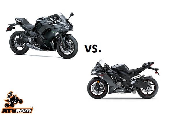 Kawasaki Ninja ZX-6R versus Ninja 650 