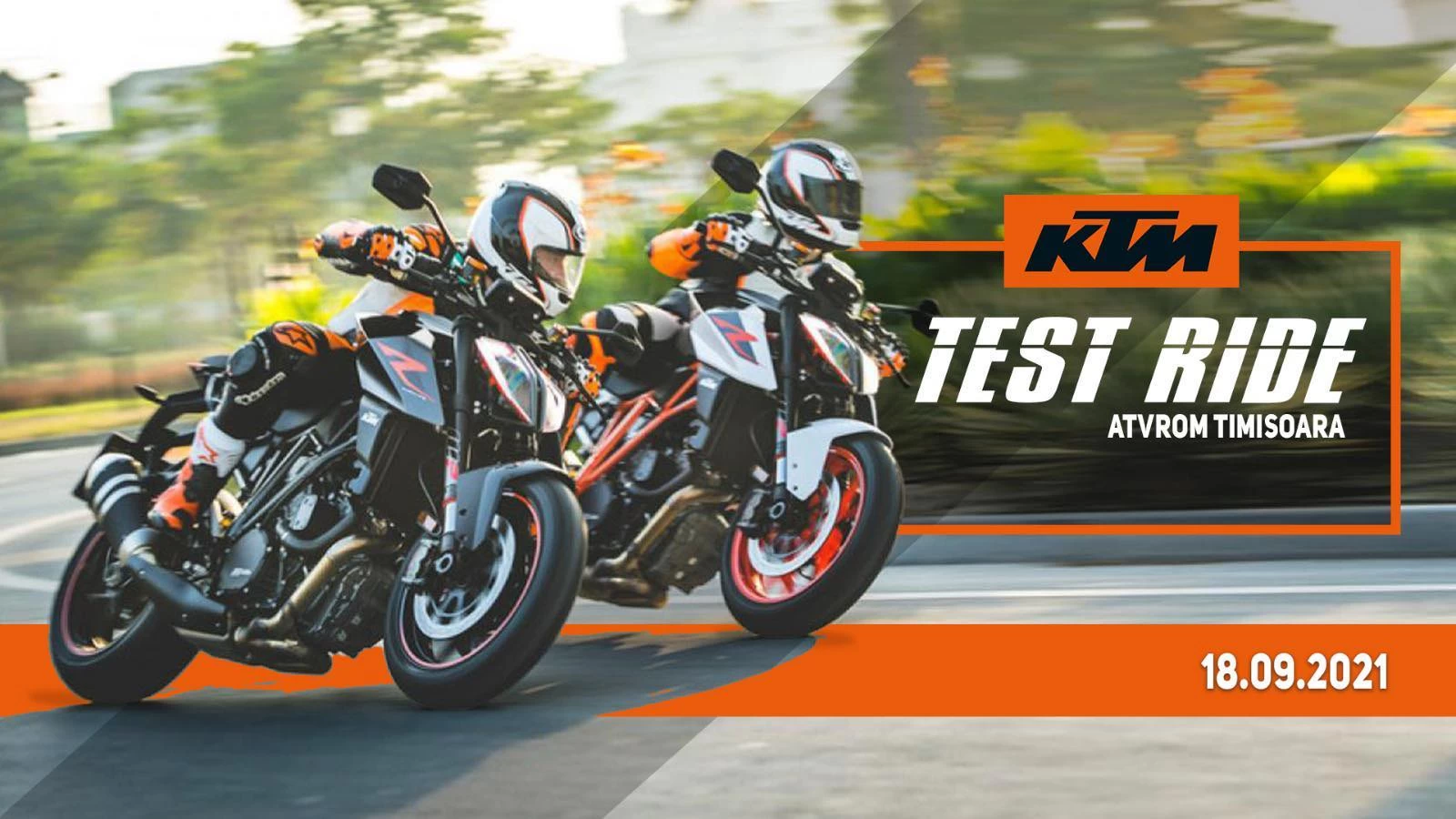 RIDE TEST KTM, LA TIMISOARA