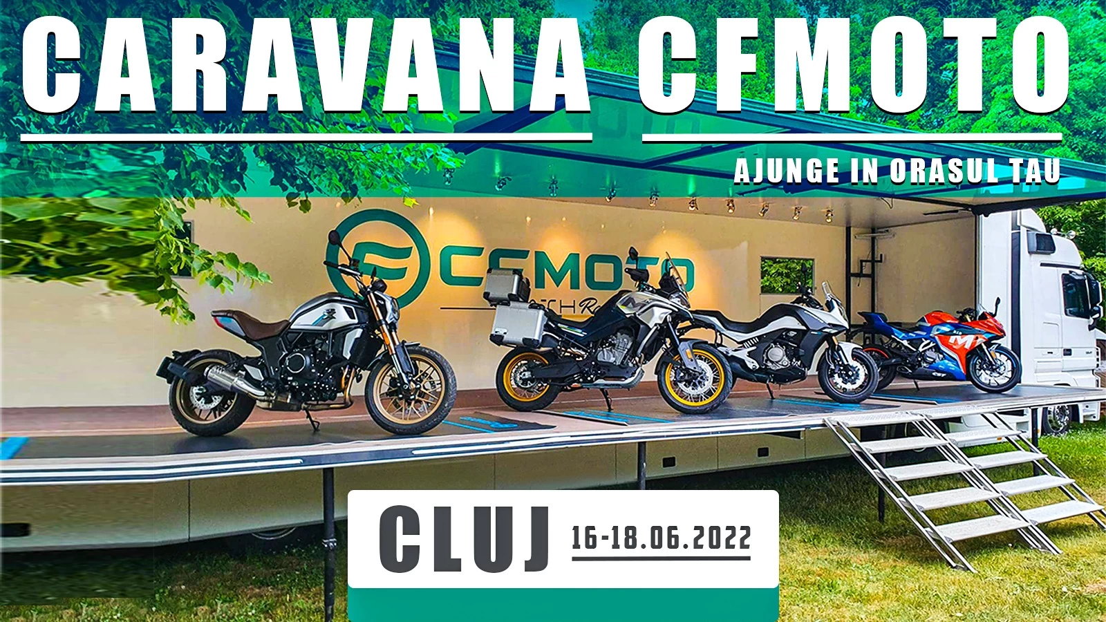 CARAVANA CFMOTO vine la Cluj!