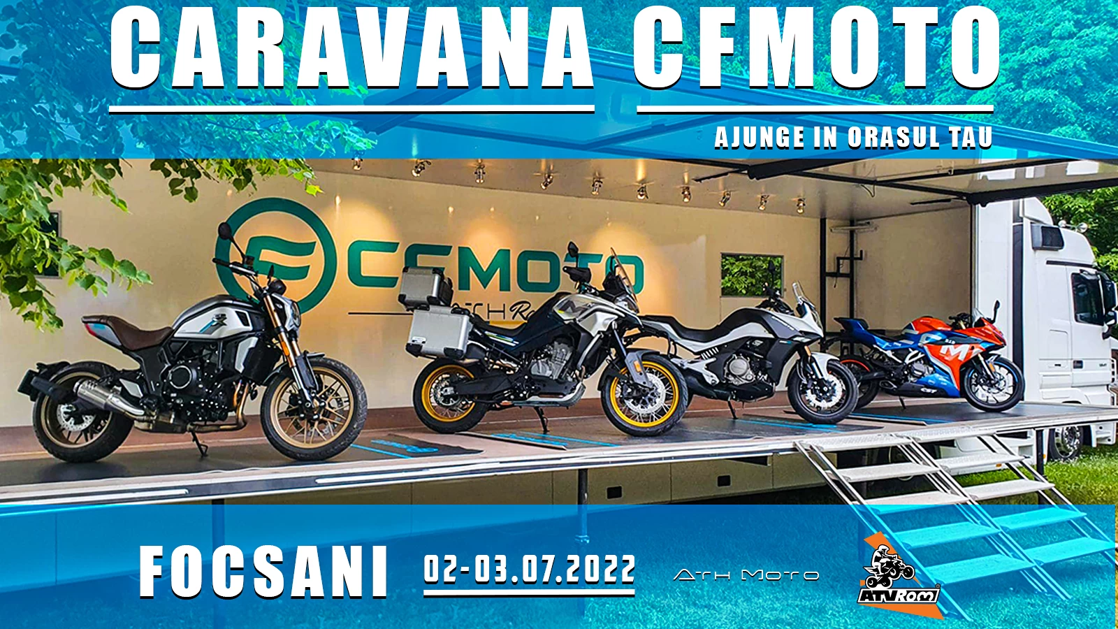 CARAVANA CFMOTO ajunge la Focsani