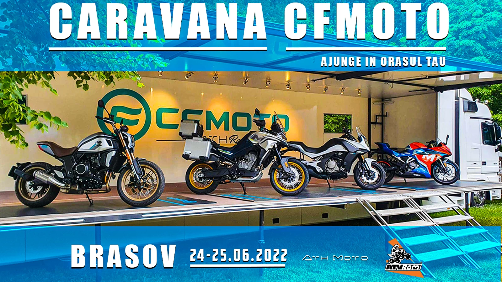 CARAVANA CFMOTO vine la BRASOV