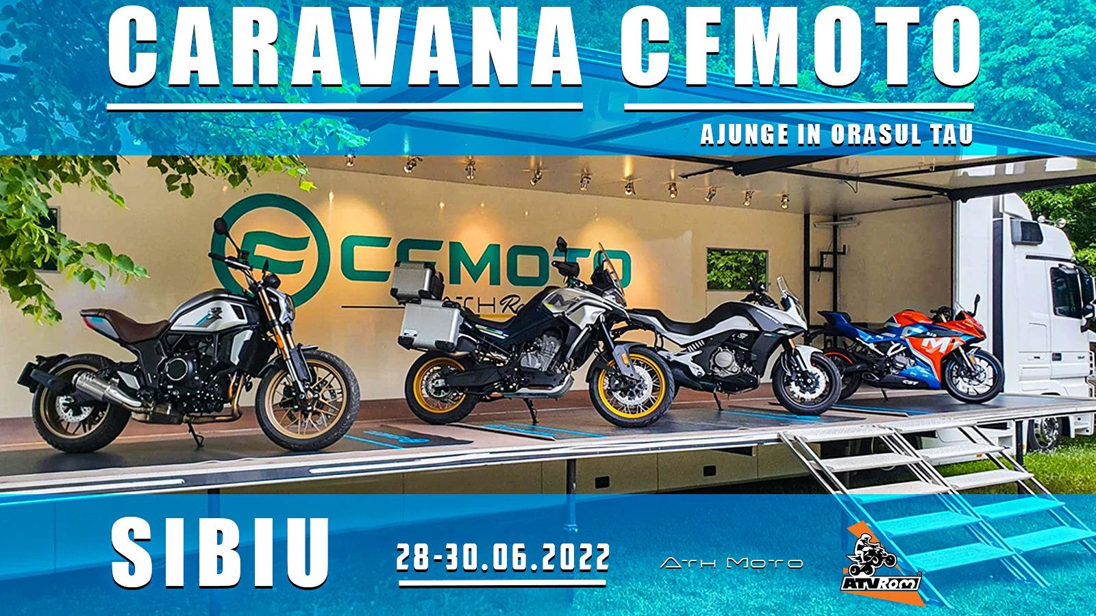 CARAVANA CFMOTO ajunge la SIBIU