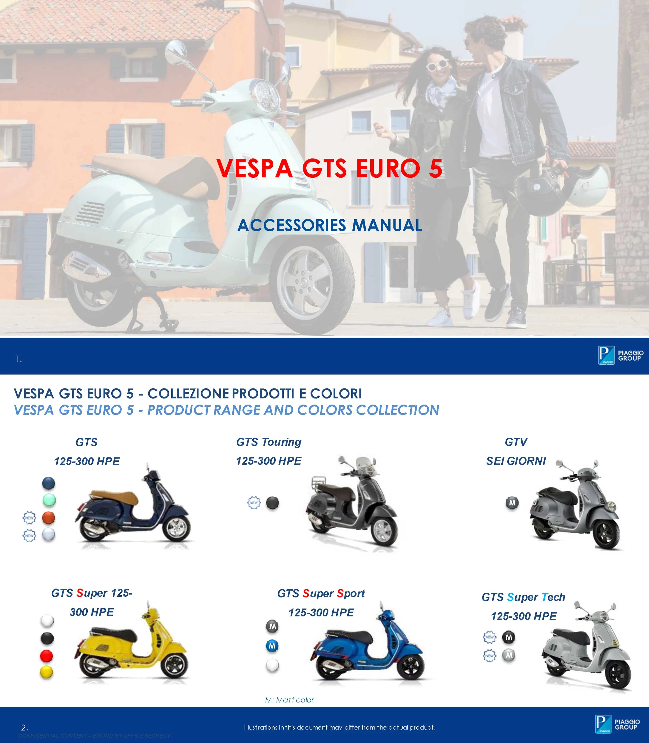 Catalog accesorii Vespa GTS